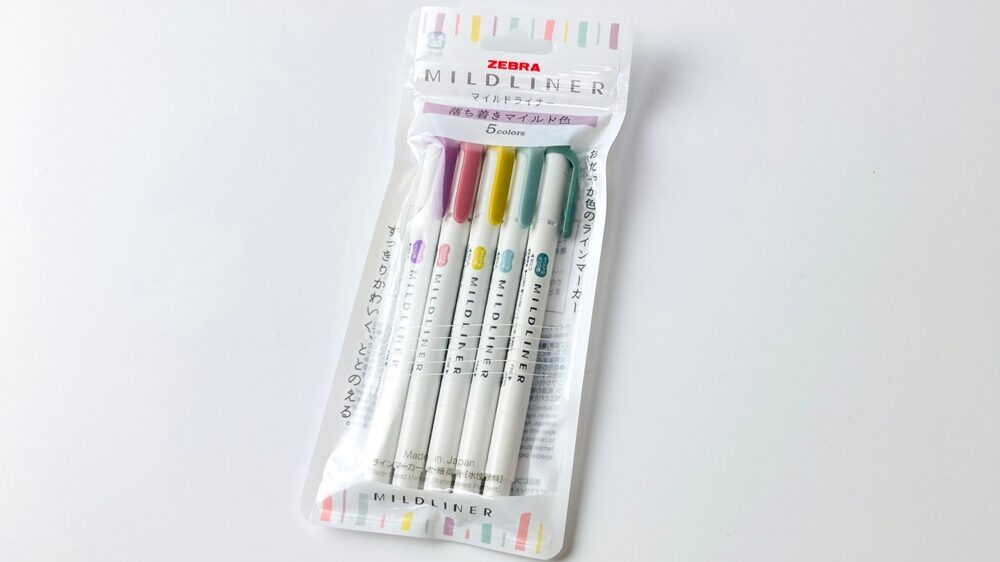 ゼブラ「マイルドライナー」落ち着きマイルドセット