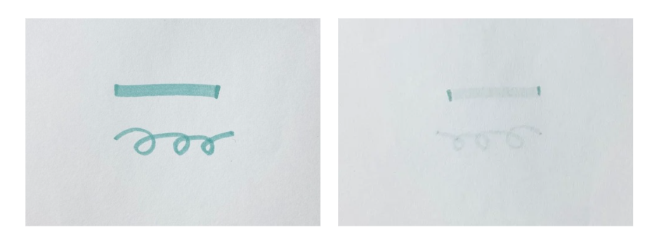 コピー用紙の裏写り