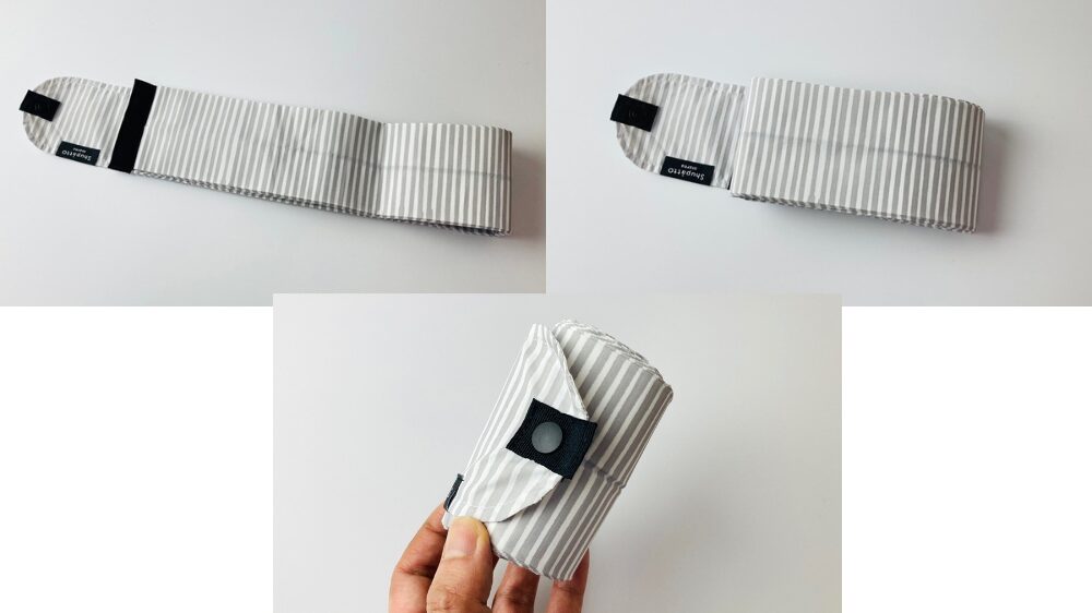 Shupattoバッグをたたむ手順